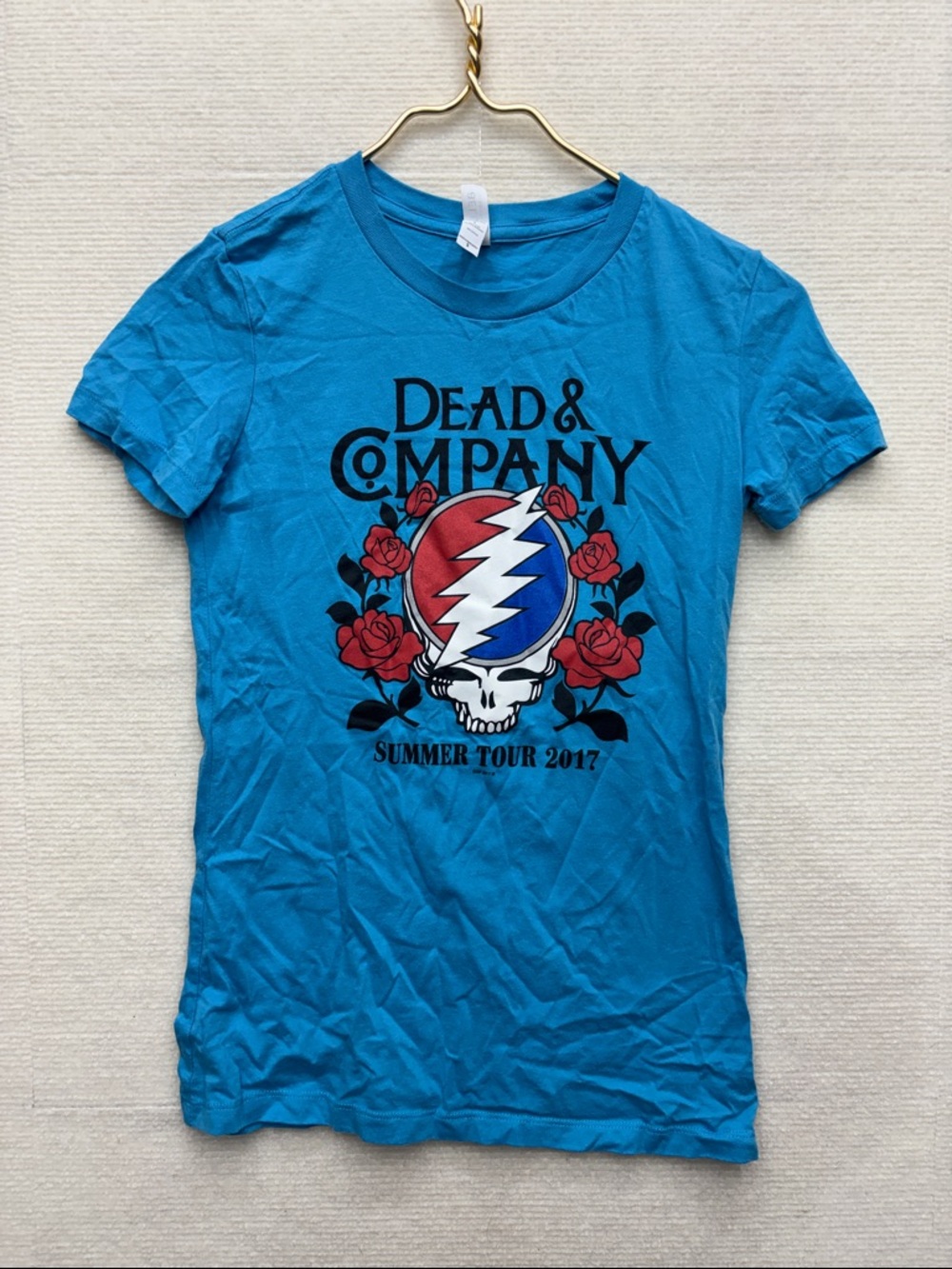 Dead & Company Blue Graphic Tee - Summer Tour 2017 small